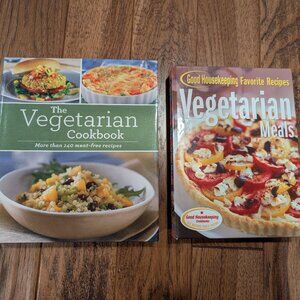 Lot of 2 vegetarian cookbooks